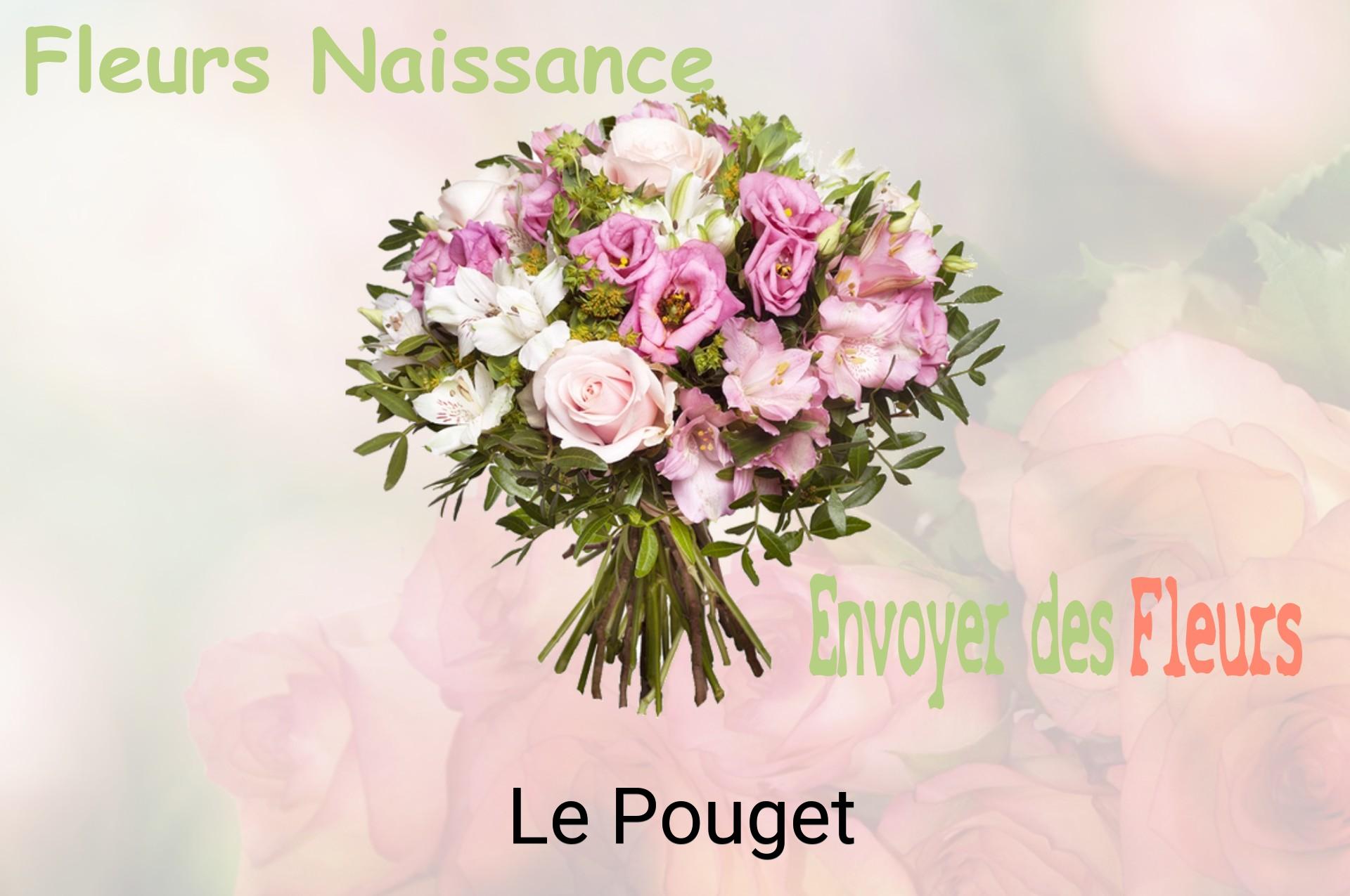 Bouquet de fleurs de naissance livré à Le Pouget